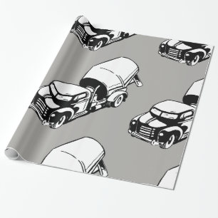 Papier Cadeau Papier d'emballage de camion de ciment