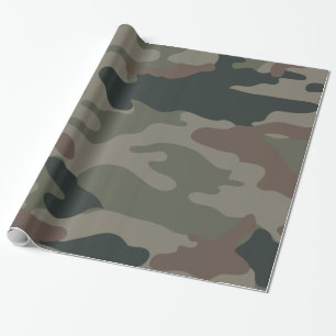Papier Cadeau Papier d'emballage de Camo de chasse