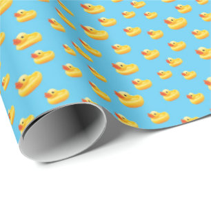 Papier Cadeau Papier d'emballage de canard de baignoire