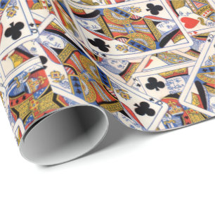 Papier Cadeau Papier d'emballage de cartes de jeu