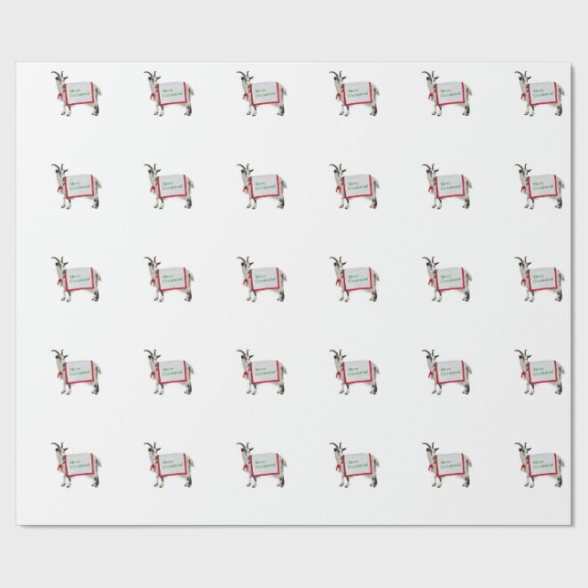 Papier Cadeau Papier d'emballage de chèvre (Couture)