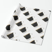 Papier d'emballage de ciel de café express