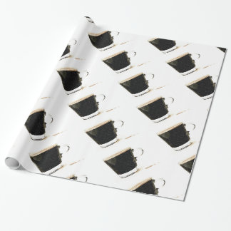 Papier Cadeau Papier d'emballage de ciel de café express