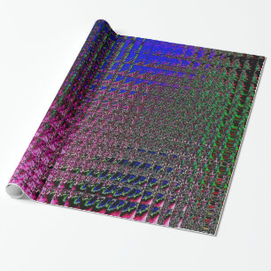 Papier Cadeau Papier d'emballage de couleur multi d'aluminium de