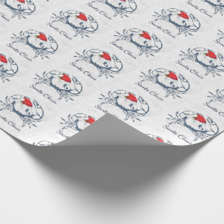 Papier Cadeau Papier d'emballage de crabe de griffes de Père