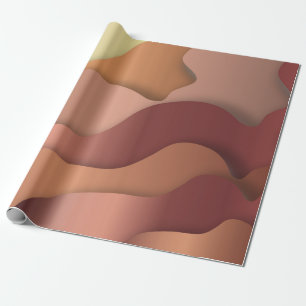 Papier Cadeau papier d'emballage de cuivre
