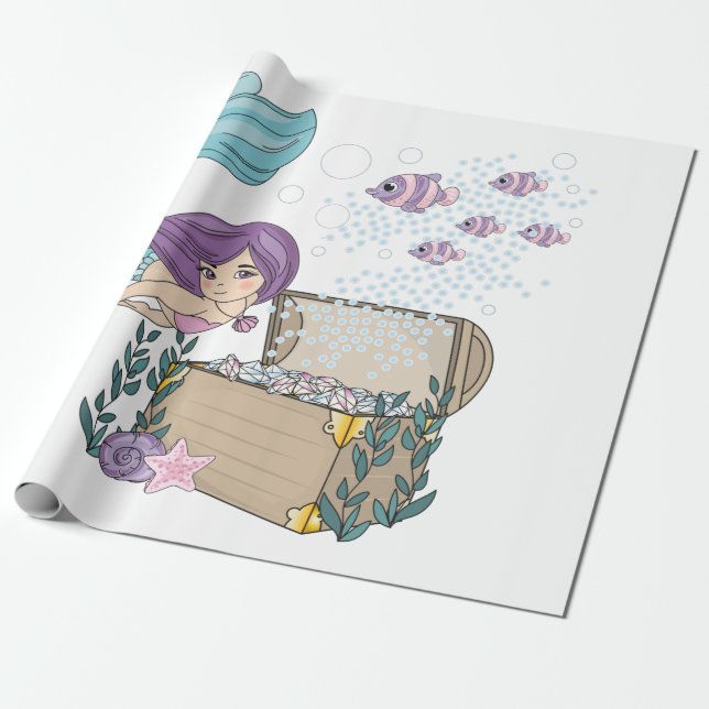 Papier Cadeau papier d'emballage de fairy Tyvek (Déroulé)