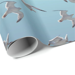 Papier Cadeau Papier d'emballage de frénésie de mouette (mélange