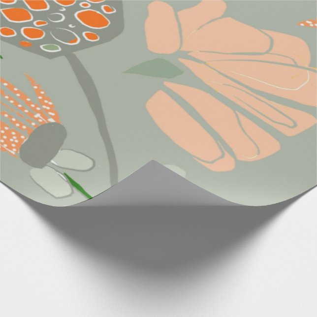 Papier Cadeau Papier d'emballage de gamme neutre (Coin)
