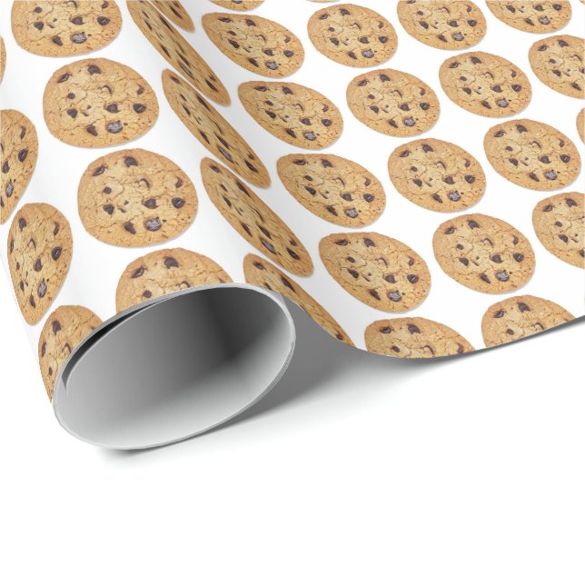Papier Cadeau Papier d'emballage de gâteaux aux pépites de (Coin rond)