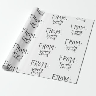 Papier Cadeau Papier d'emballage de griffes de Sandy