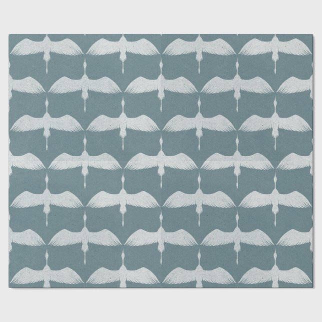 Papier Cadeau Papier d'emballage de grue (Couture)