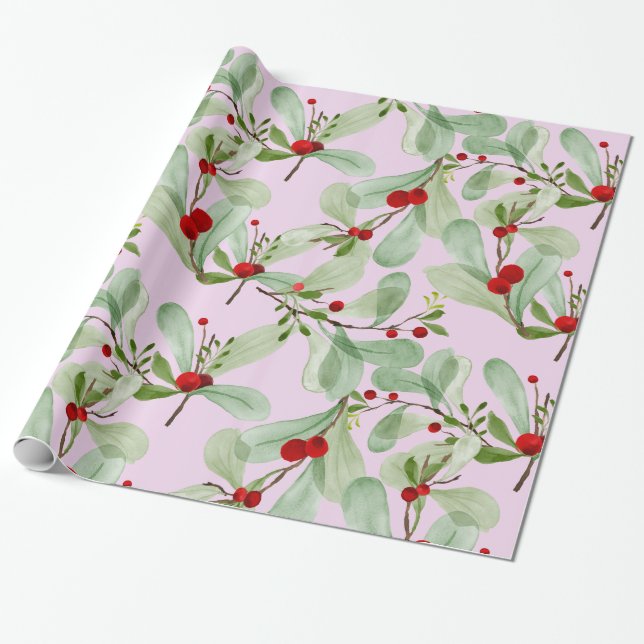 Papier Cadeau Papier d'emballage de la noël omella (Déroulé)