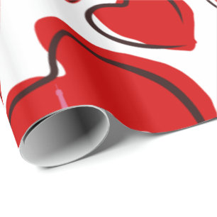 Papier Cadeau Papier d'emballage de la Saint-Valentin