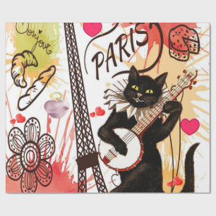 Papier Cadeau Papier d'emballage de la Saint-Valentin