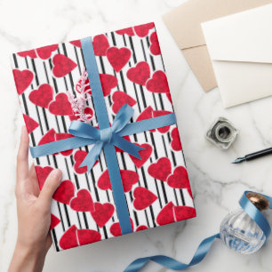 Papier Cadeau Papier d'emballage de la Saint-Valentin