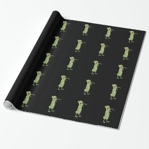 Papier Cadeau Papier d'emballage de lard de zombi !
