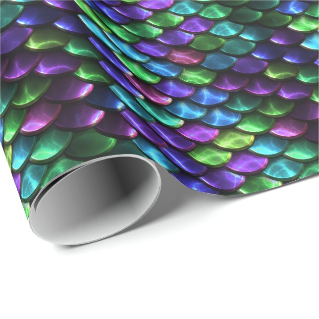 Papier Cadeau Papier d'emballage de l'armure 2 de la science (Coin rond)