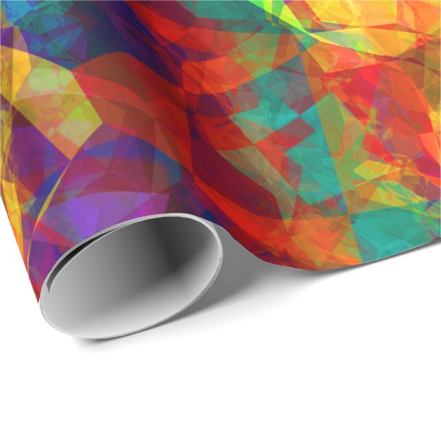 Papier Cadeau Papier d'emballage de l'art abstrait 125 (Coin rond)