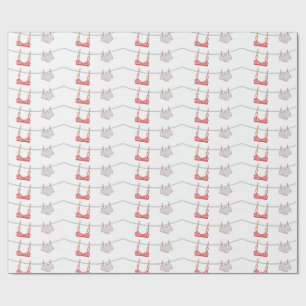 Papier Cadeau Papier d'emballage de lingerie de jour de