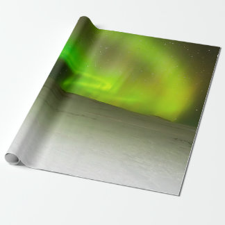 Papier Cadeau Papier d'emballage de lumières du nord