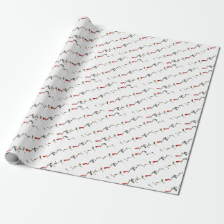 Papier Cadeau Papier d'emballage de machines-outils pour la fête