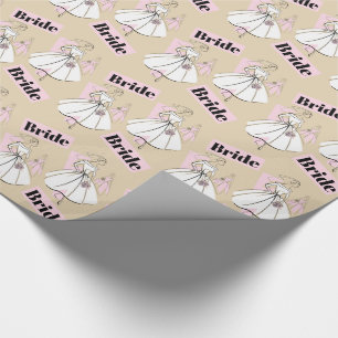 Papier Cadeau Papier d'emballage de mariée de mode Neutral Group