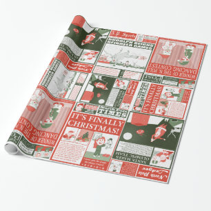Papier Cadeau Papier d'emballage de MEILLEUR Noël JAMAIS ! ! !