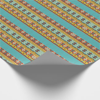 Papier Cadeau Papier d'emballage de motif aztèque