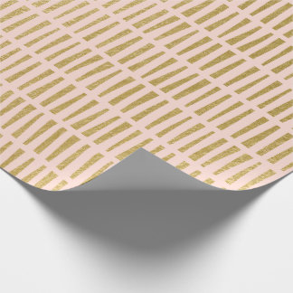 Papier Cadeau Papier d'emballage de motif géométrique de feuille