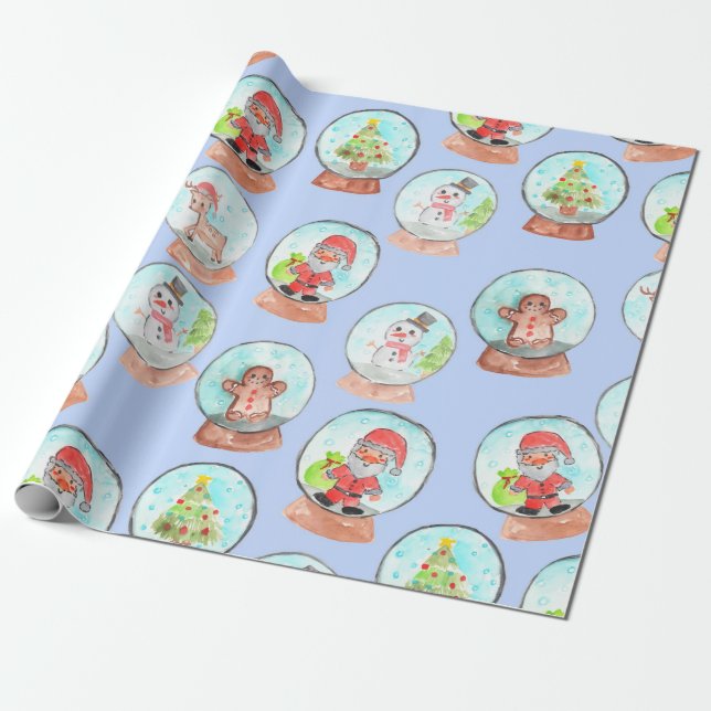 Papier Cadeau Papier d'emballage de Noël (Déroulé)