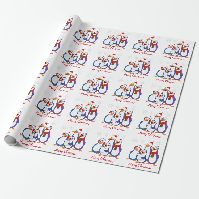 Papier Cadeau Papier d'emballage de Noël (Déroulé)