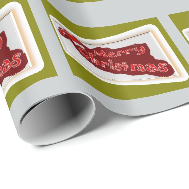 Papier Cadeau Papier d'emballage de Noël (Coin rond)