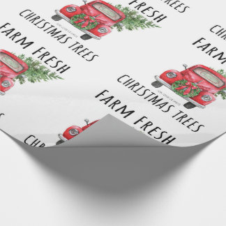 Papier Cadeau Papier d'emballage de Noël de ferme
