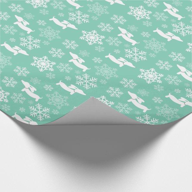 Papier Cadeau Papier d'emballage de Noël de flocon de neige de (Coin)