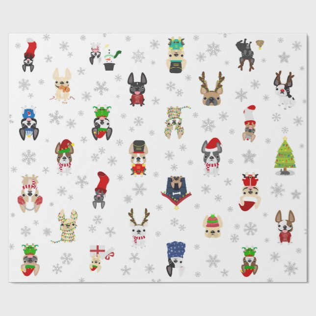 Papier Cadeau Papier d'emballage de Noël de vacances de (Plat)