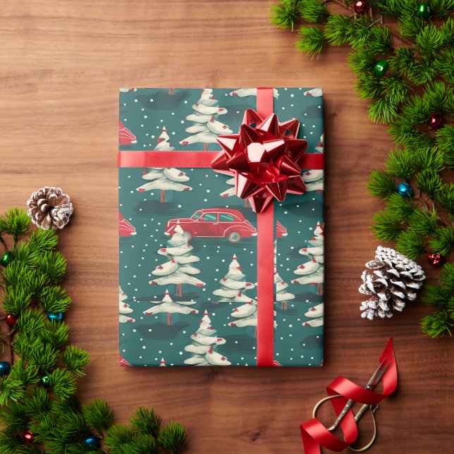 Papier Cadeau Papier d'emballage de Noël festif (Cadeau de vacances)