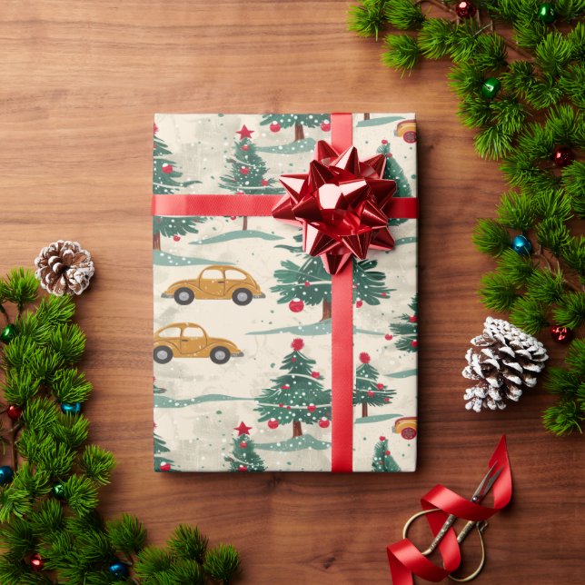 Papier Cadeau Papier d'emballage de Noël festif (Cadeau de vacances)