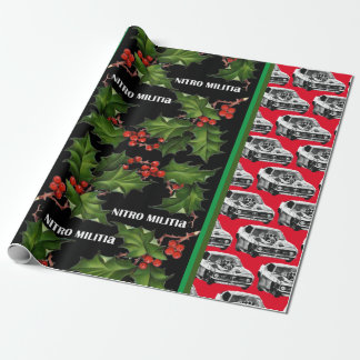 Papier Cadeau Papier d'emballage de Noël NITRO MILITIA #2