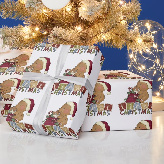 Papier Cadeau Papier d'emballage de Noël pour bébé (Vacances)