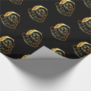 Papier Cadeau Papier d'emballage de père Noël de Faux de motif
