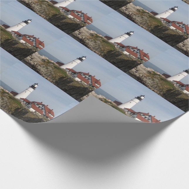 Papier Cadeau Papier d'emballage de phare principal de Portland (Coin)