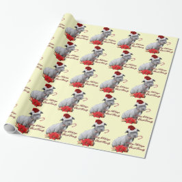 Papier Cadeau Papier d'emballage de pitbull customizeable de