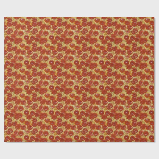 Papier Cadeau Papier d'emballage de pizza (Plat)