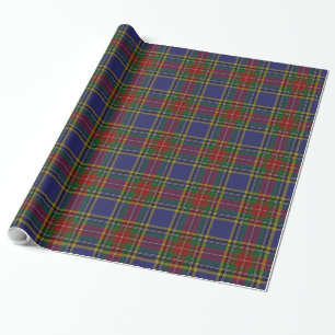 Papier Cadeau Papier d'emballage de plaid de tartan de Macbeth