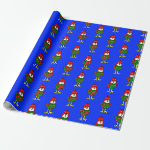 Papier Cadeau Papier d'emballage de poulet de Noël