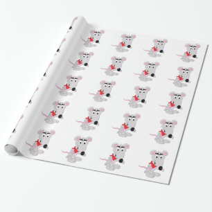 Papier Cadeau Papier d'emballage de rat - ensoleillé