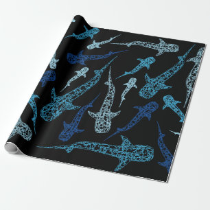 Papier Cadeau Papier d'emballage de requin de baleine
