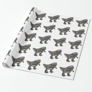 Papier Cadeau Papier d'emballage de Rex de Tyrannosaurus