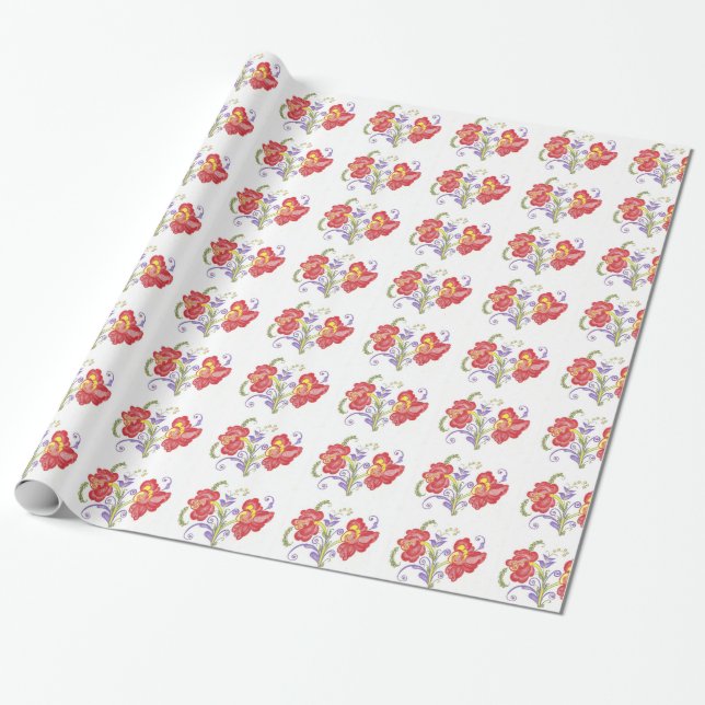 Papier Cadeau Papier d'emballage de Rosemal (Déroulé)
